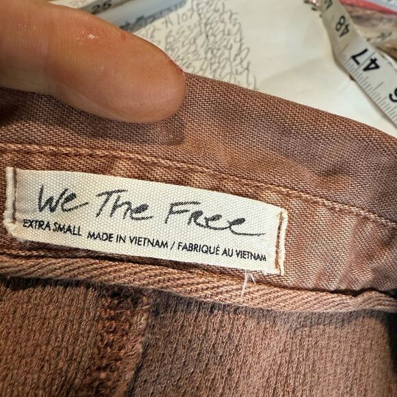 We The Free Brown Ruffled Fitted Blouse - Picture 7 of 9